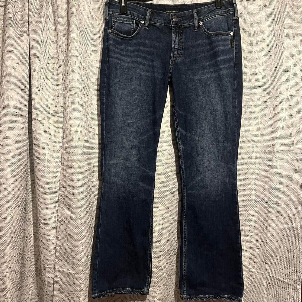 Silver-jeans-co Women's Navy and Blue Jeans